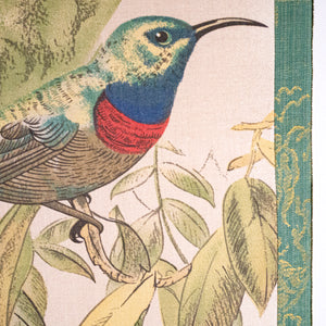 25.7×36.3cm ファブリックパネル Chinoiserie Birds