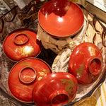 食器  アンティーク漆器碗