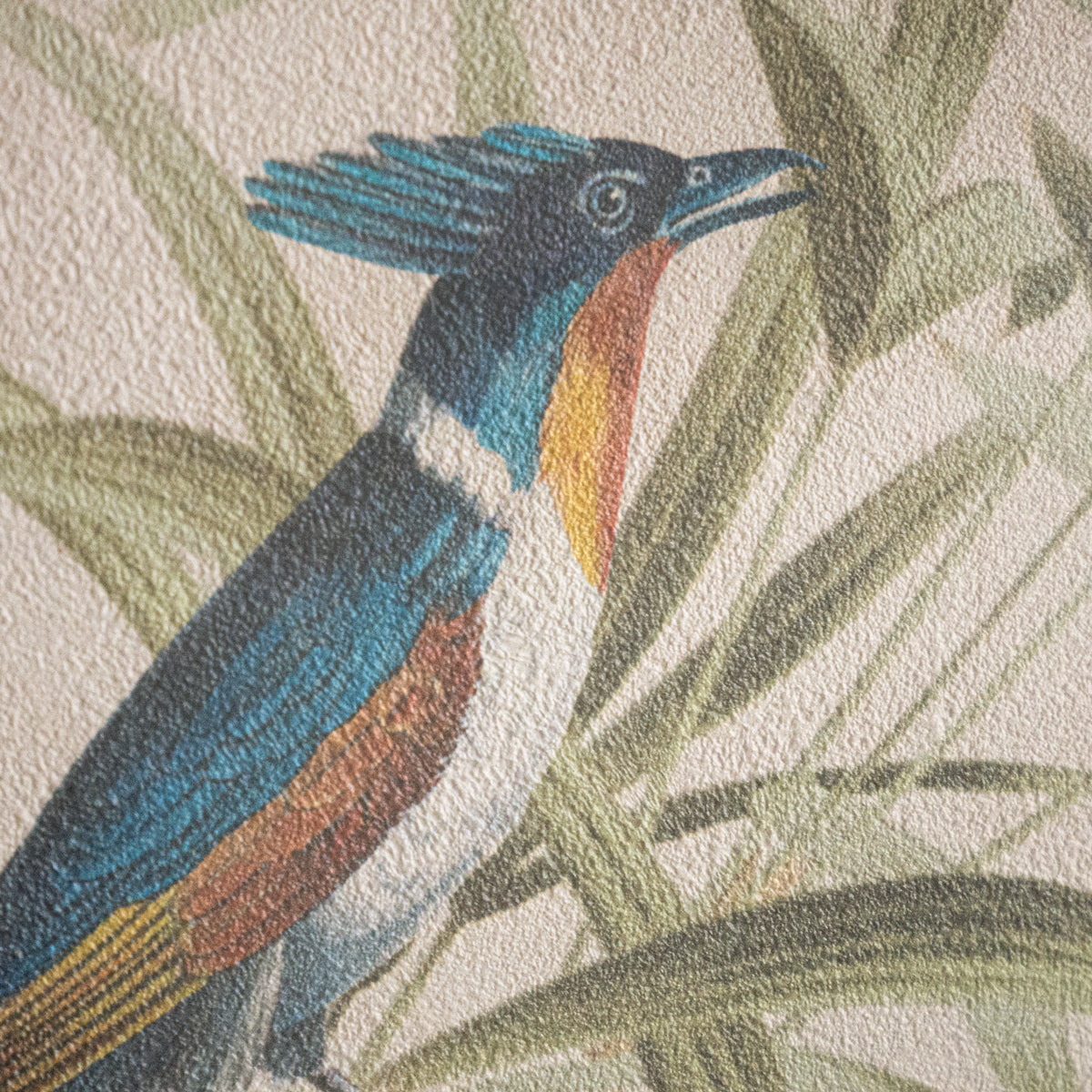 33.5×24.5cm アンティーク フレーム Bird in Garden