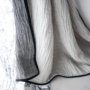 ドレープカーテン Busatti's Fluffy Texture with Gather&Collar #Nero