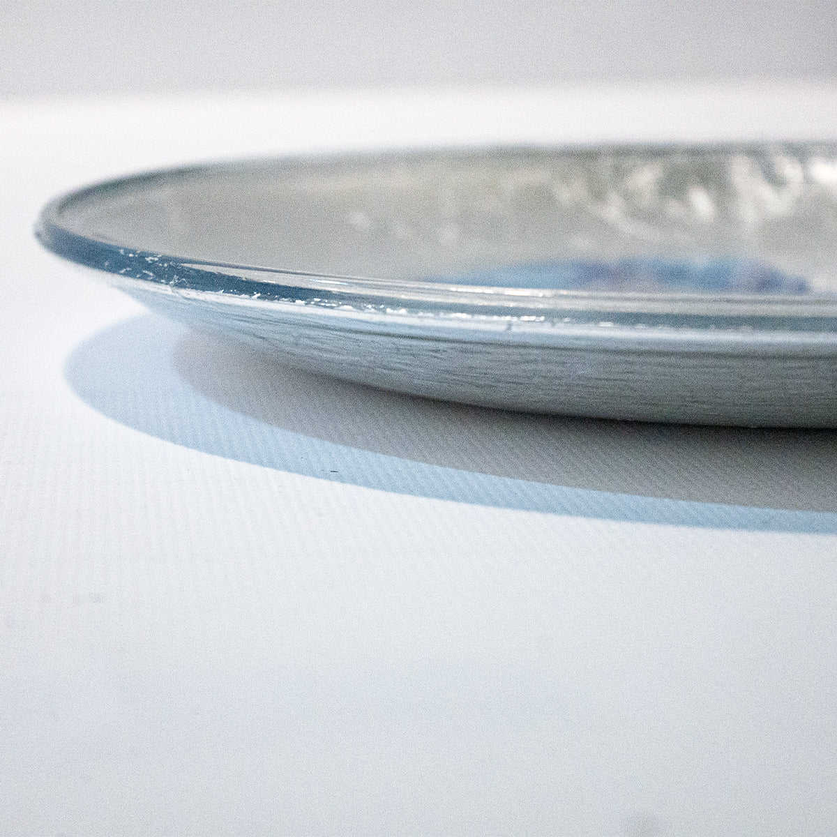 食器 ディクパージュ平皿 Glass#Silver