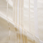 ファブリック Silk Stripe White&Ivory