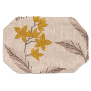 15×10cm ティーコースター Yellow Flower